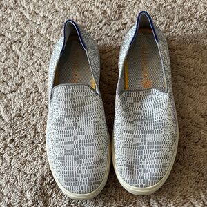 Rothy's Textured Gray Slip-On Flats